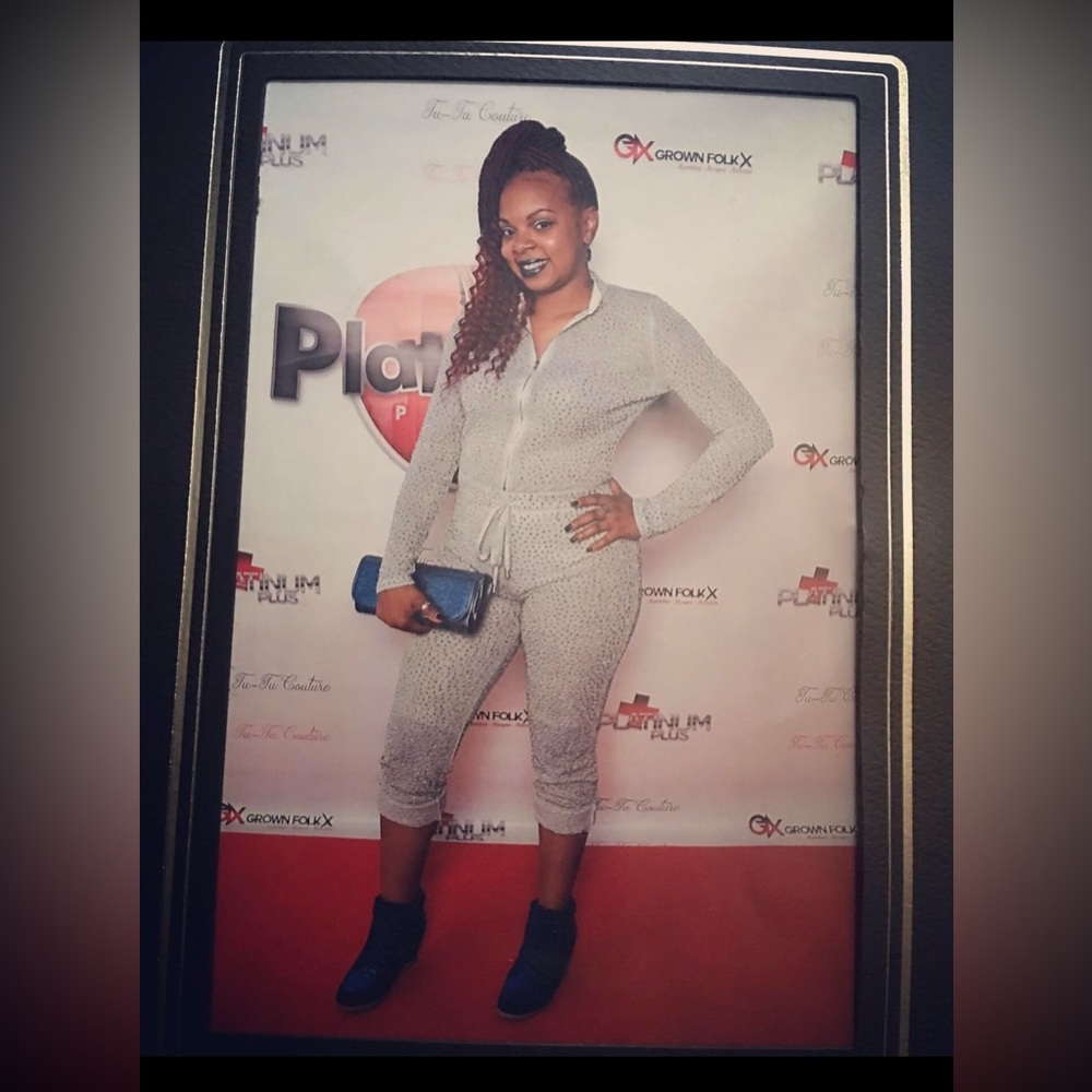 Silver Blinged Out Jumpsuit